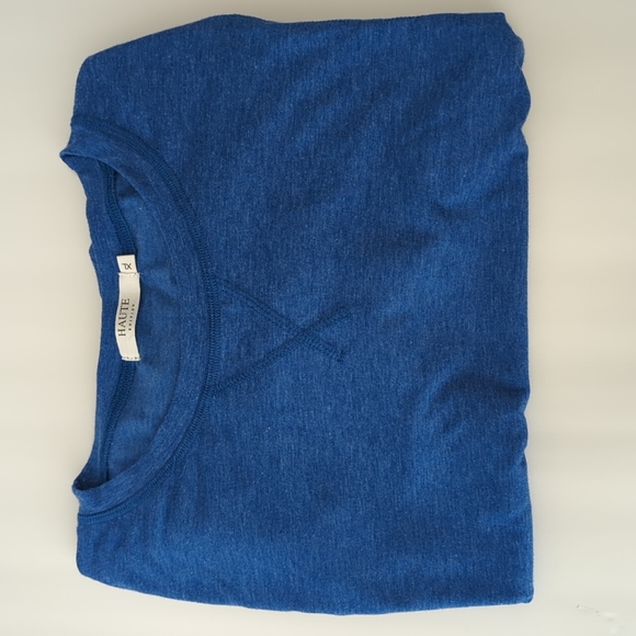 Haute Edition Blue Sweatshirt Tee, Size XL - Picture 8 of 11